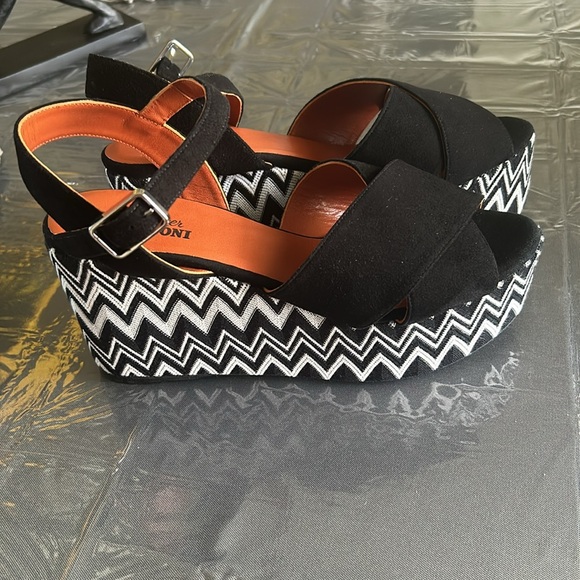 New never worn Castaner missoni wedge sandals brought from Bloomingdale’s - Picture 4 of 11